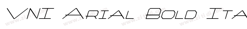 VNI Arial Bold Itali字体转换
